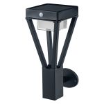 Ledvance LED Wandleuchte Außenbeleuchtung Endura Stil Schwarz 6W 550lm - 830 Warmweiß | IP44 - Bewegungs- und Lichtsensor