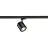 SLV Schienenstrahler Enola C 3-Phasen Aluminium Schwarz Rund 11W 1040lm 55D - 830 Warmweiß