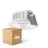 Mehrfachpackung 4x Ledvance LED-Spot Air Fix Aluminium Weiß 6W 480lm 36D - 927 Extra Warmweiß | Ausschnitt 68mm - IP65 - Höchste Farbwiedergabe - Dimmbar
