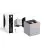 D'Lite Wandleuchte Nova Silber Up & Down 4.9W 480lm - 830 Warmweiß | IP54 - Verstellbarer Abstrahlwinkel