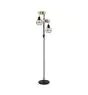 Eglo Stehlampe Townshend 5 Stahl Holz Schwarz | IP20 - Geeignet für 2x E27 